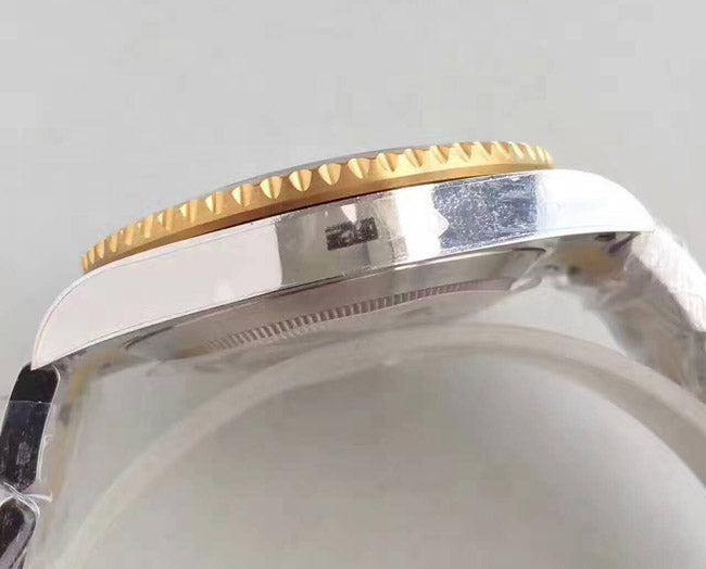 Rolex Submariner δίχρωμο μαύρο