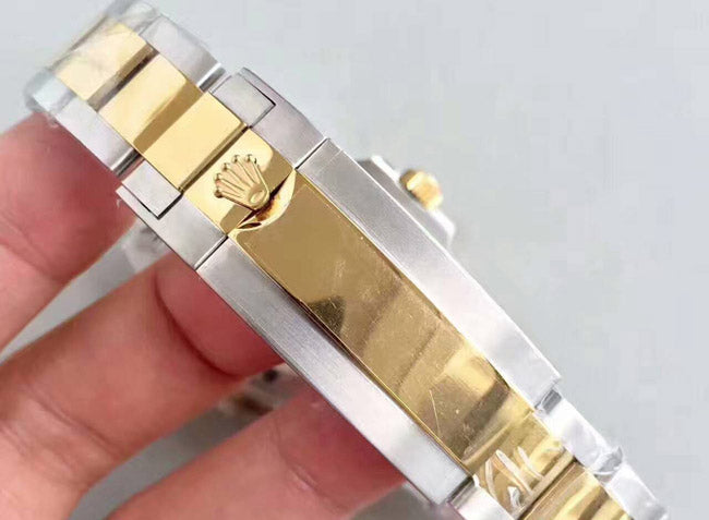 Rolex Submariner δίχρωμο μαύρο