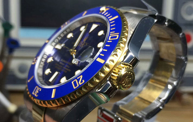 Rolex Submariner μπλε διχρωμία