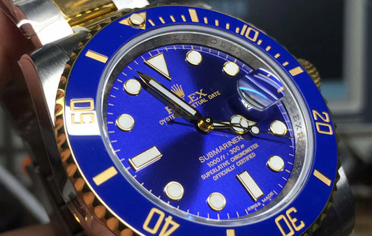 Rolex Submariner μπλε διχρωμία
