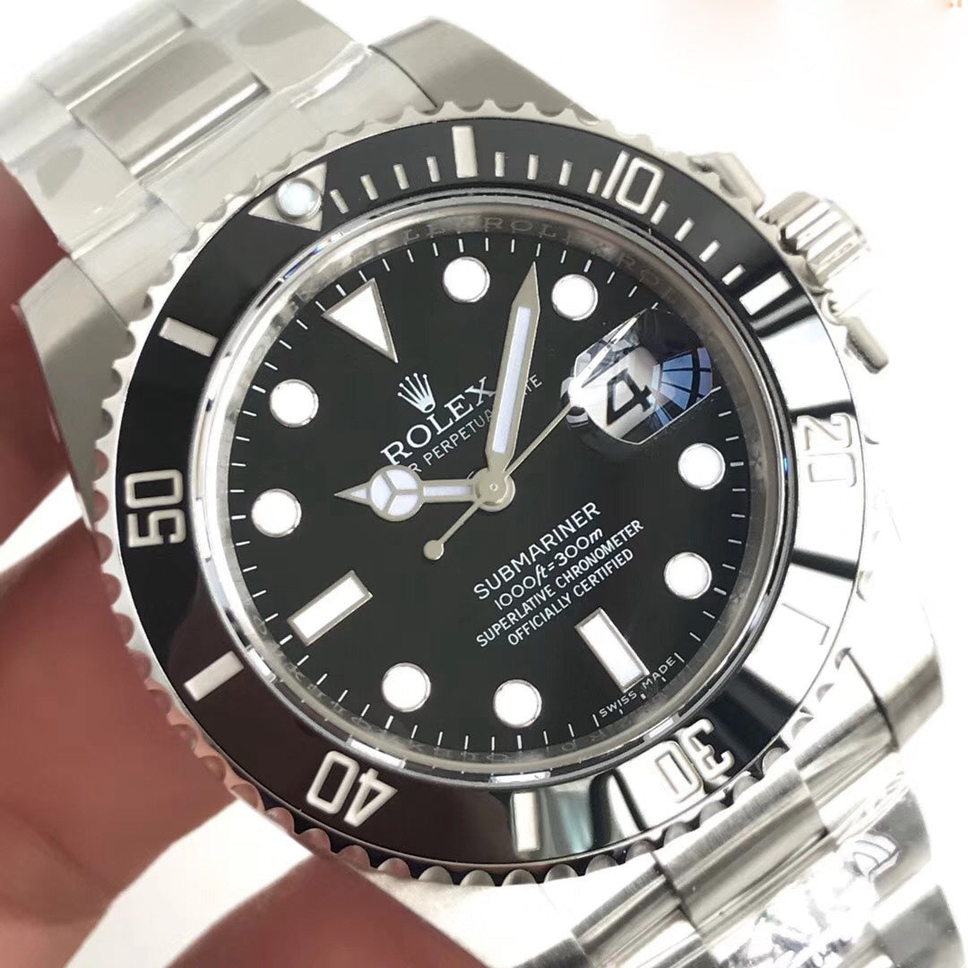 Ρολόι Rolex Submariner μαύρο ρεπλίκα