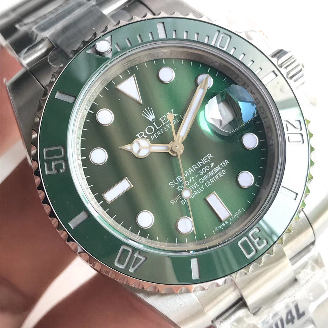 Ρολόι Rolex Submariner Green Hulk ρεπλίκα